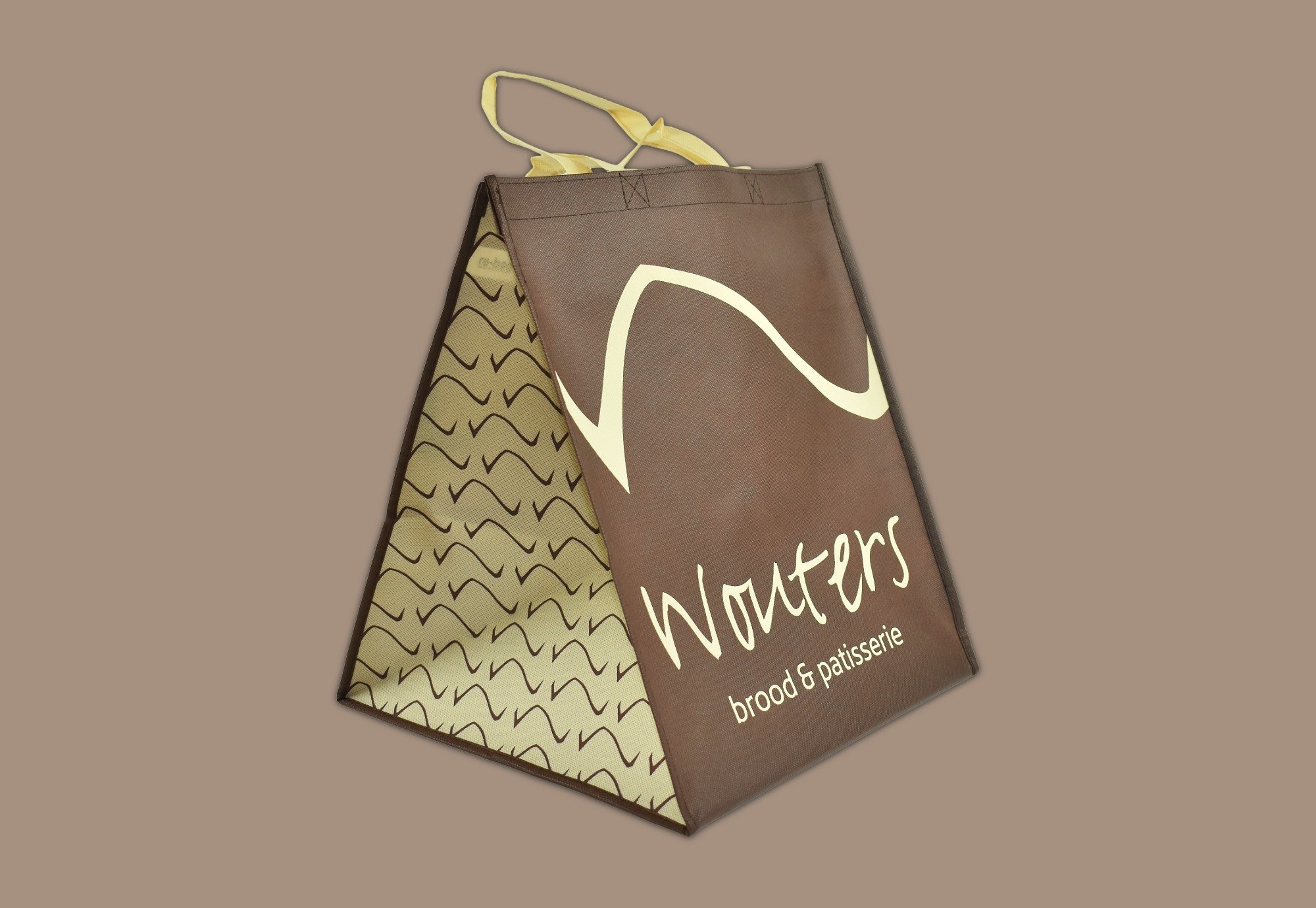 BakkerijWouters - Non woven herbruikbare draagtas- Superblend