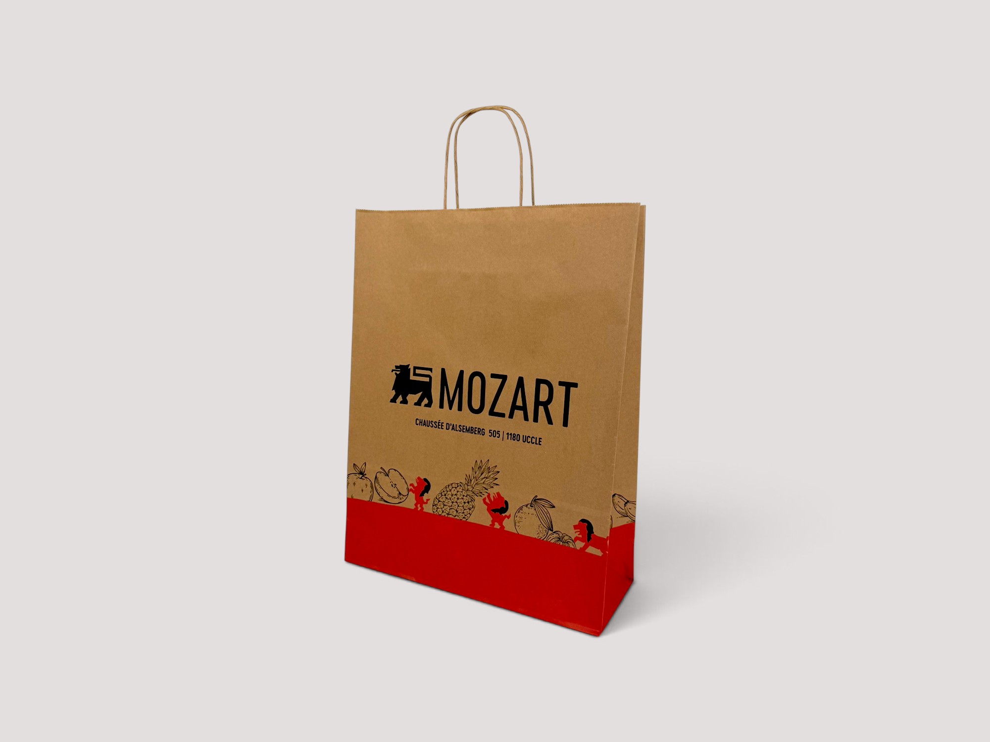 Delhaize Mozart - Papieren draagtassen - Superblend