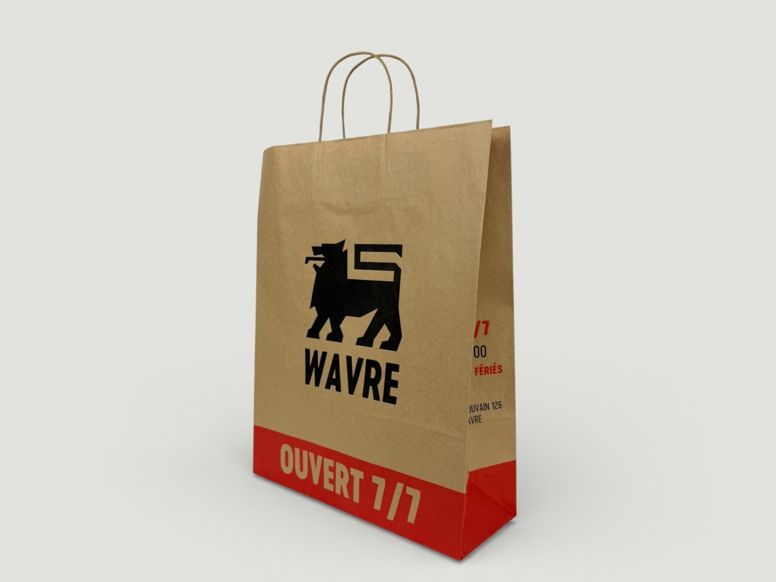Delhaize Wavre - papieren draagtassen - Superblend