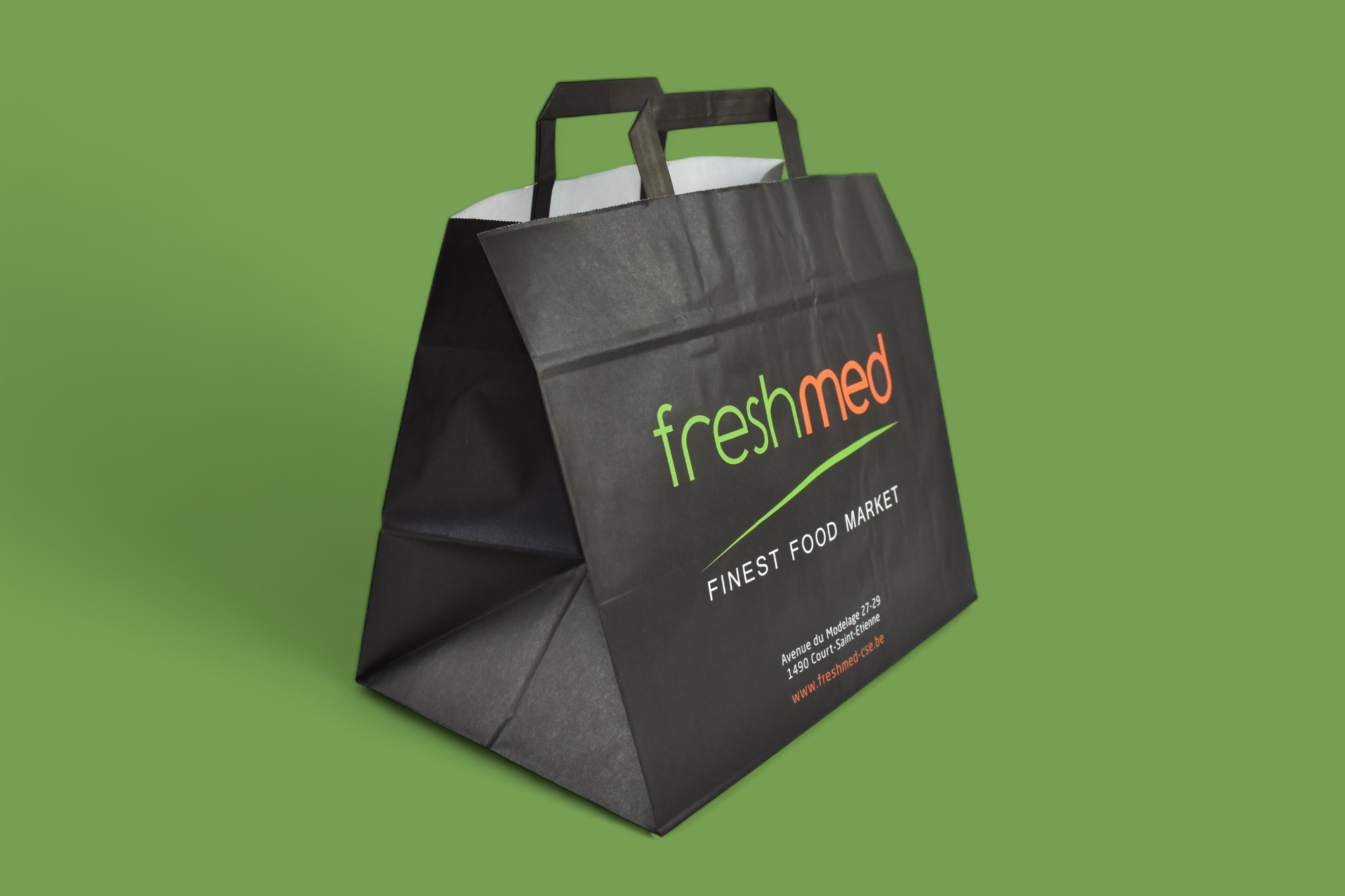 FRESHMED - papieren draagtassen - Superblend