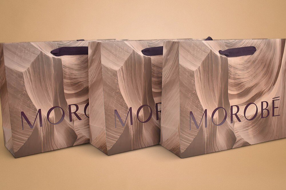 MOROBE - Luxe papieren draagtassen - SUPERBLEND