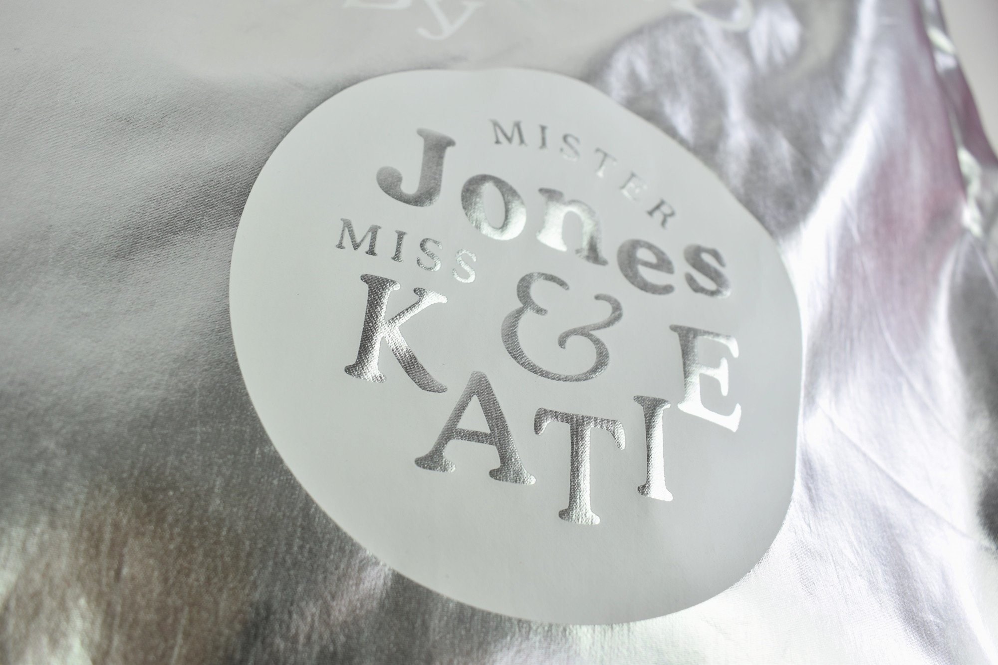 MR JONES & MISS KATIE BAG LOGO - SUPERBLEND