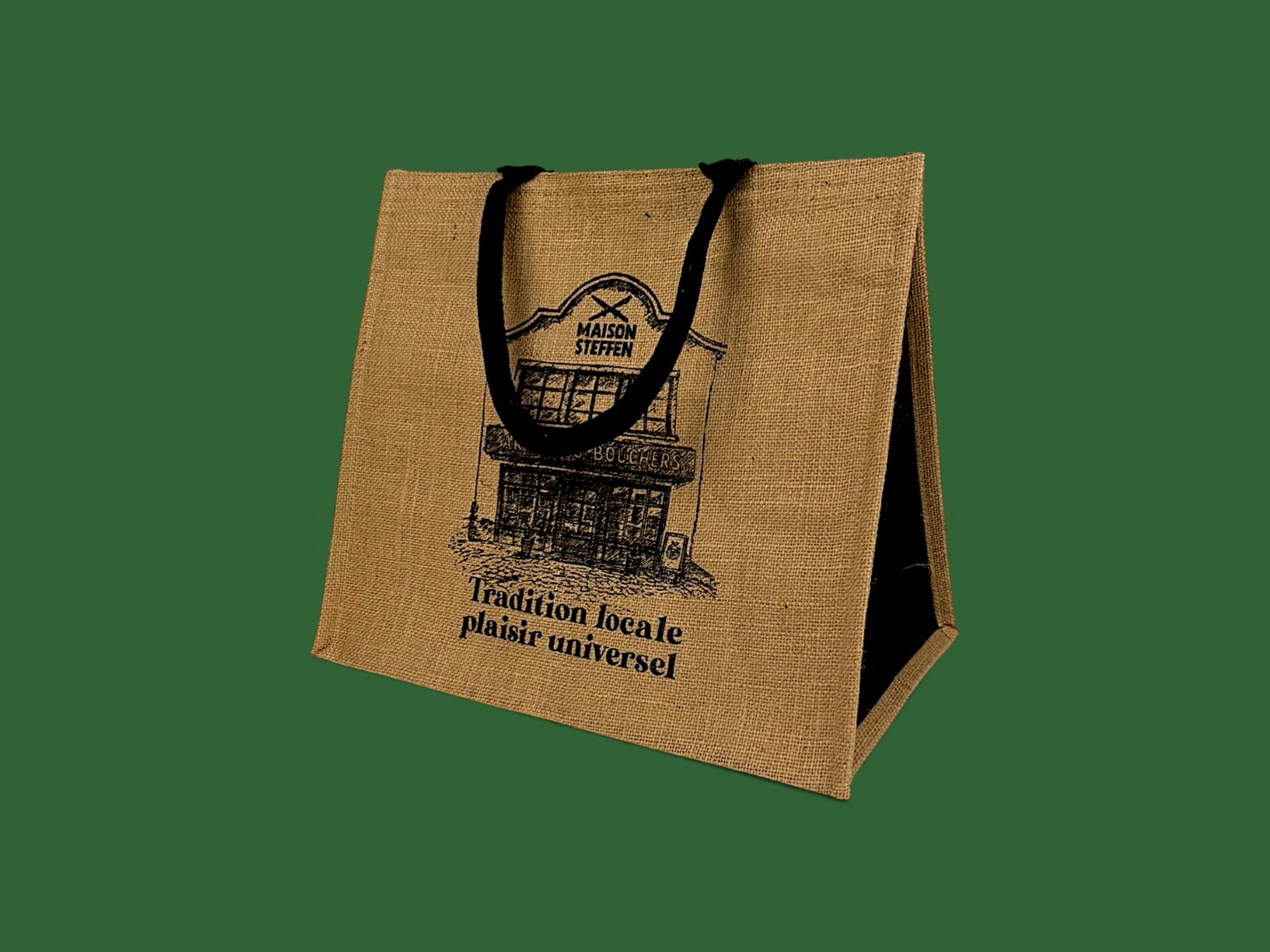 Maison Steffen - Jute draagtassen - Superblend