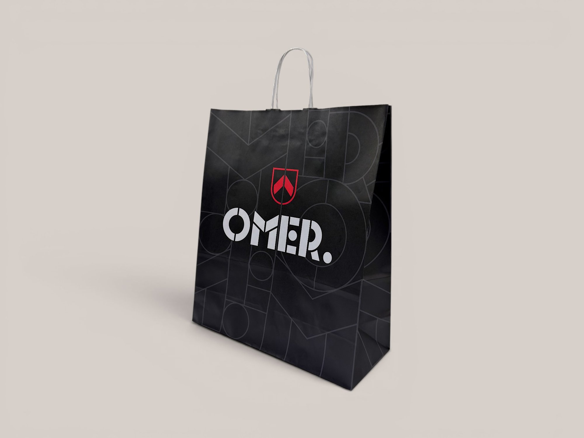 OMER - Papieren draagtassen - Superblend
