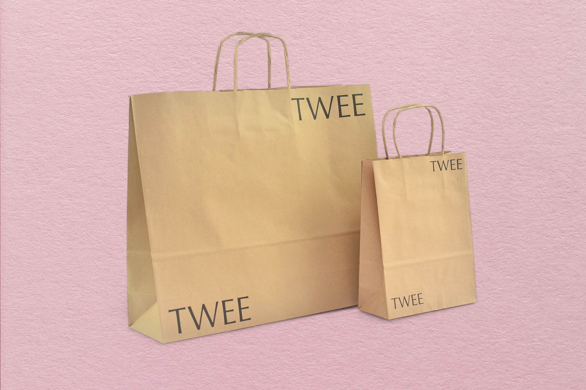 TWEE bruine kraft zakken - SUPERBLEND-2